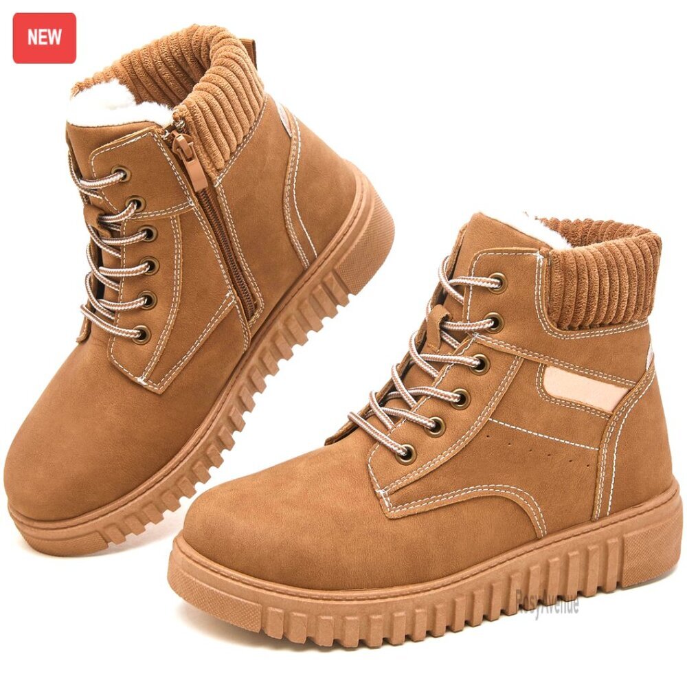 Waterproof Ankle Boots Non Slip Winter Hiking Combat Work Boots